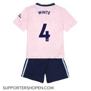 Arsenal Benjamin White #4 Tredje tröja Barn 2022-23 Kortärmad (+ korta byxor)